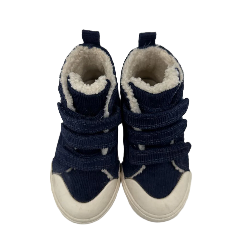 Corduroy Fleece Lined High Tops