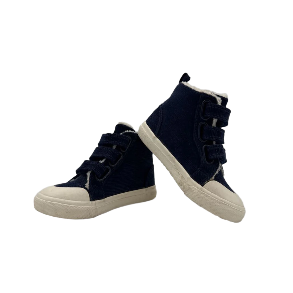 Corduroy Fleece Lined High Tops