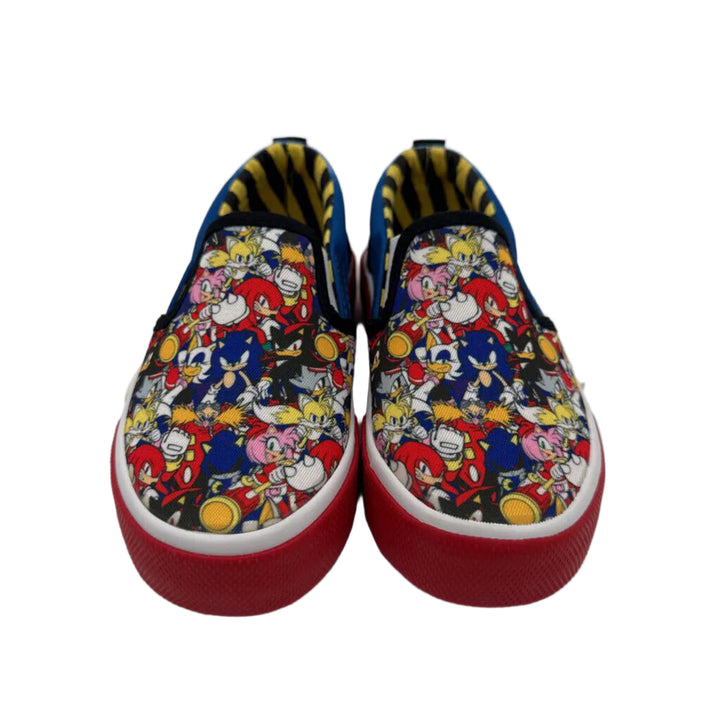 Sonic Hedgehog Slip-On Shoes