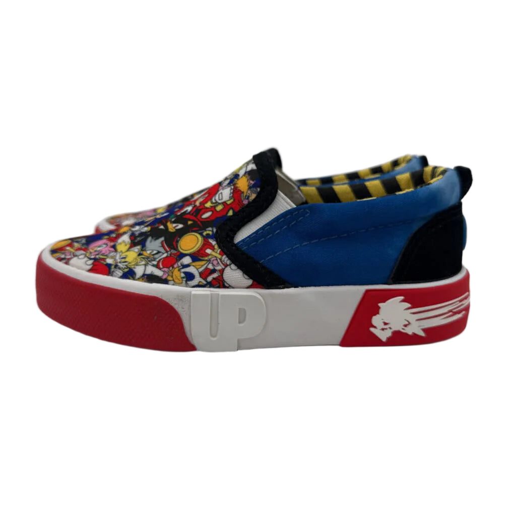 Sonic Hedgehog Slip-On Shoes