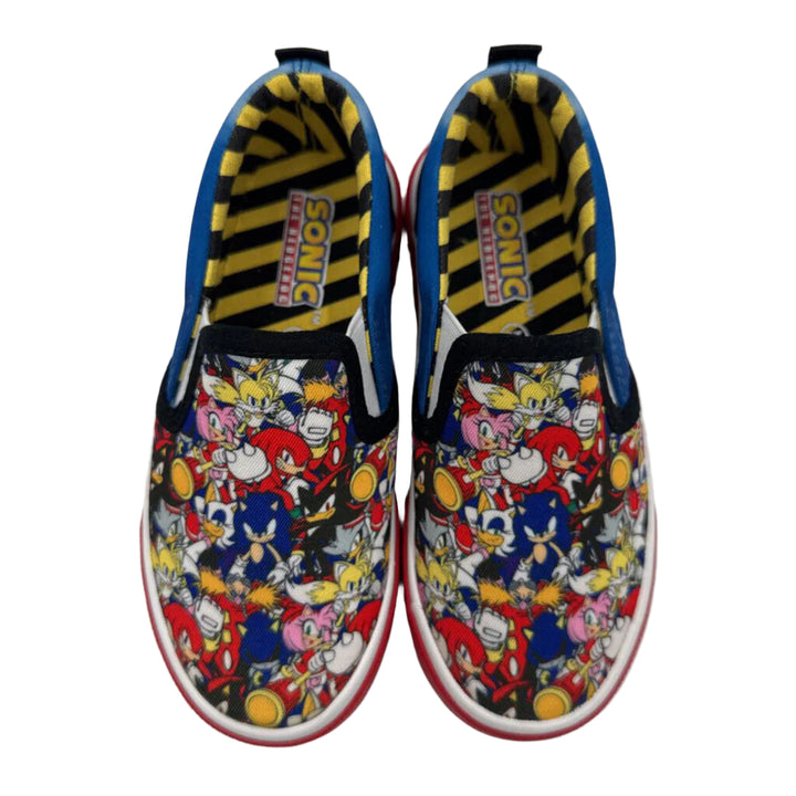 Sonic Hedgehog Slip-On Shoes