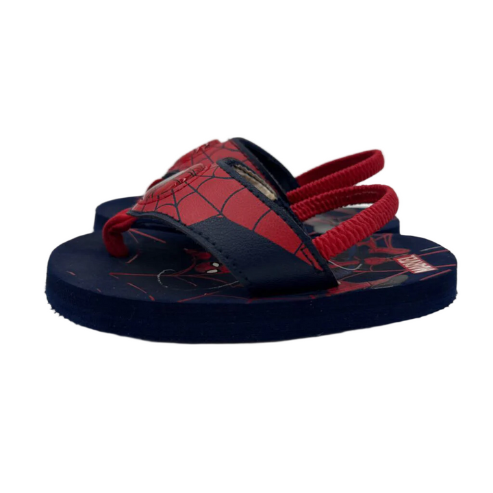 Elastic Back Strap Flip Flops / Spiderman