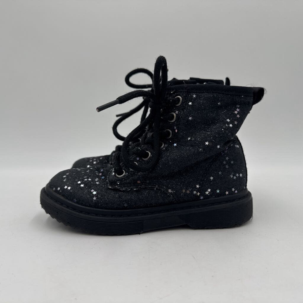 Zip + Lace Up Boots / Stars