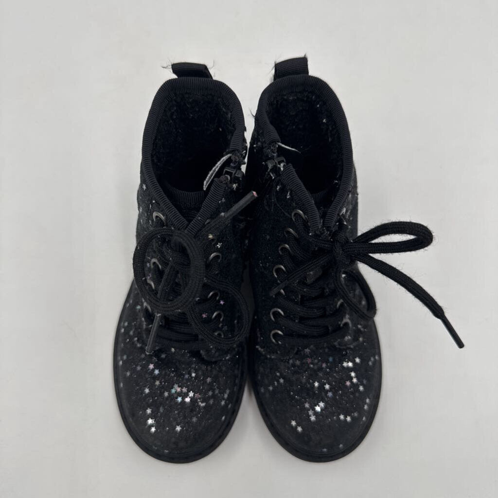 Zip + Lace Up Boots / Stars