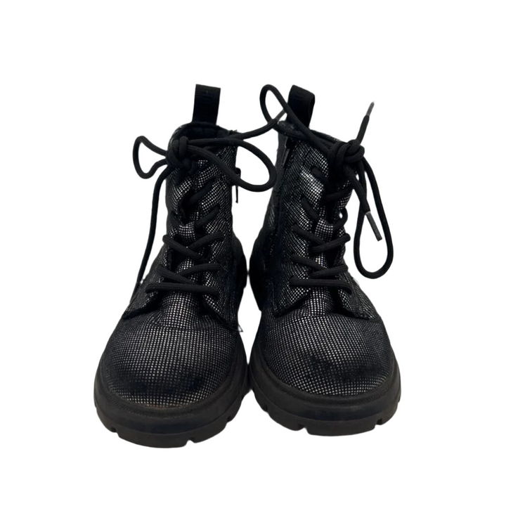 Zip + Lace Up Boots / Stars
