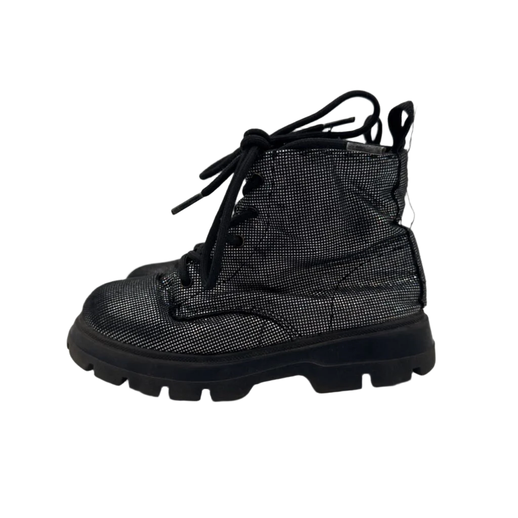 Zip + Lace Up Boots / Stars