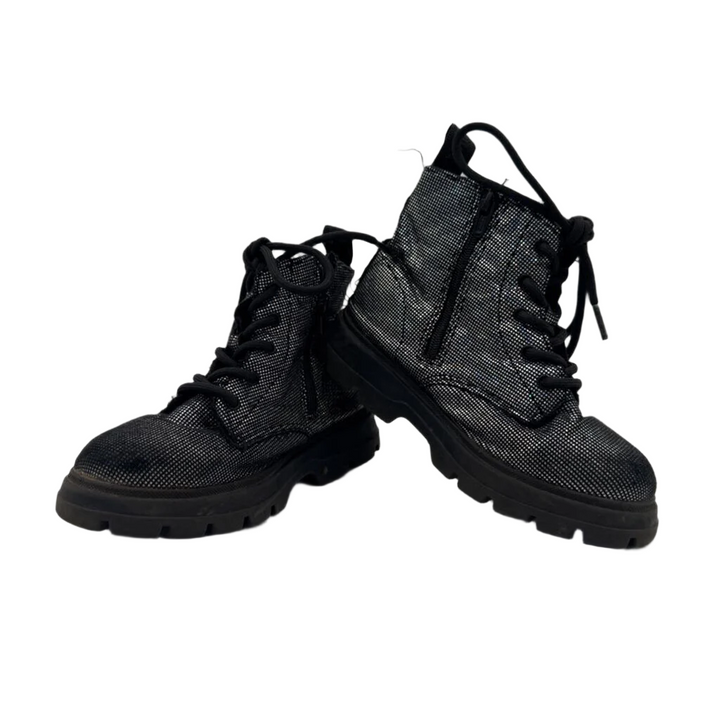 Zip + Lace Up Boots / Stars