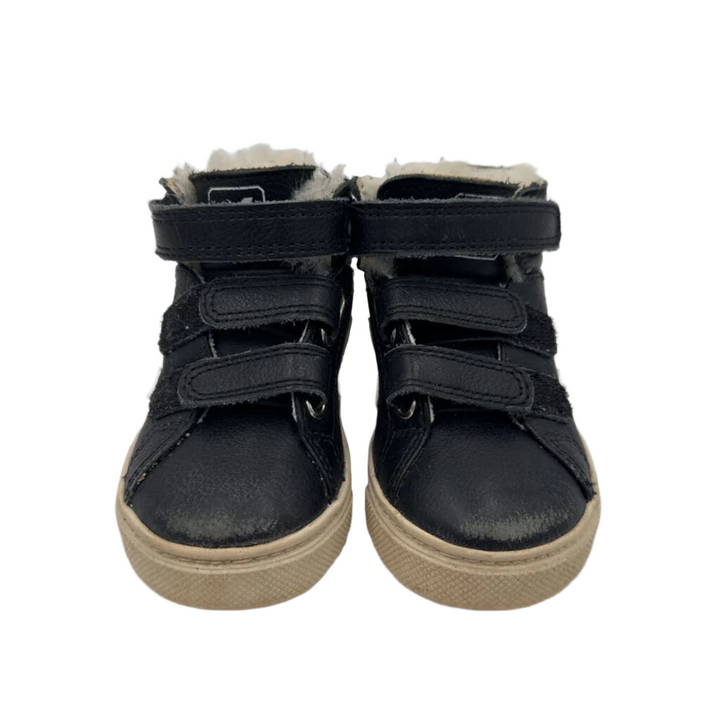 Velcro Fleece Lined High Top Shoes