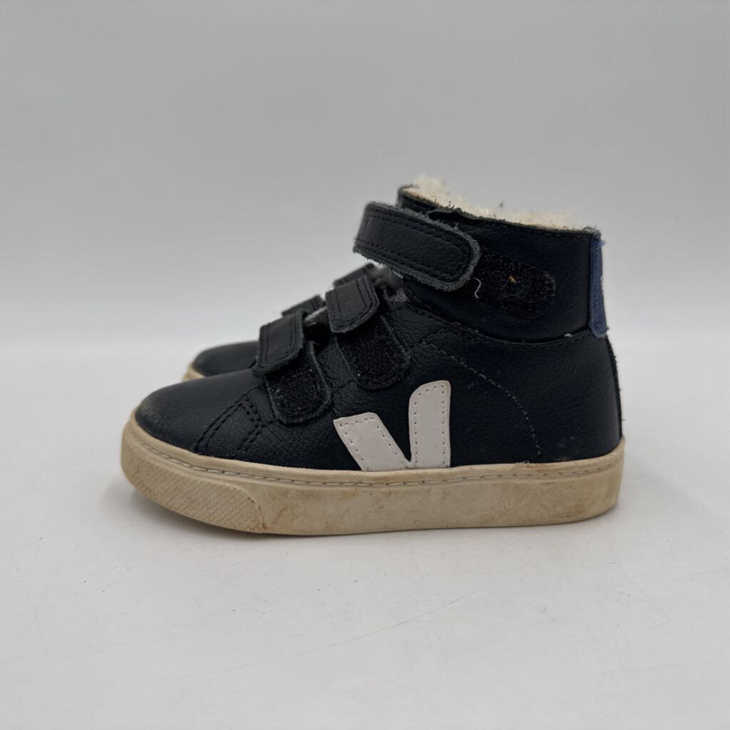 Velcro Fleece Lined High Top Shoes