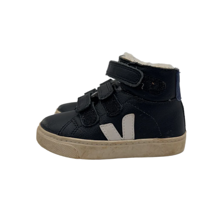 Velcro Fleece Lined High Top Shoes