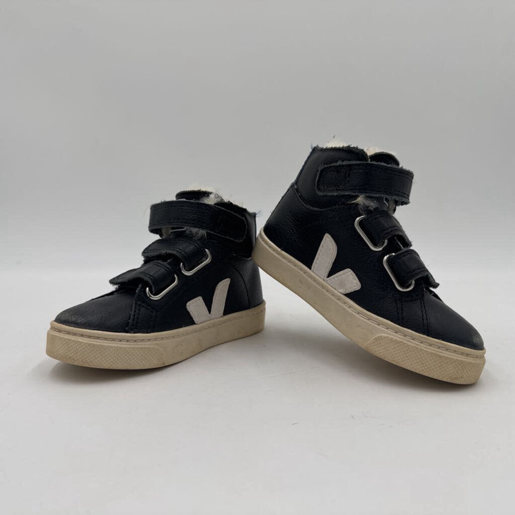 Velcro Fleece Lined High Top Shoes