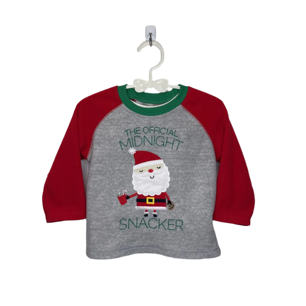 2 Pc Fleece Santa PJ's