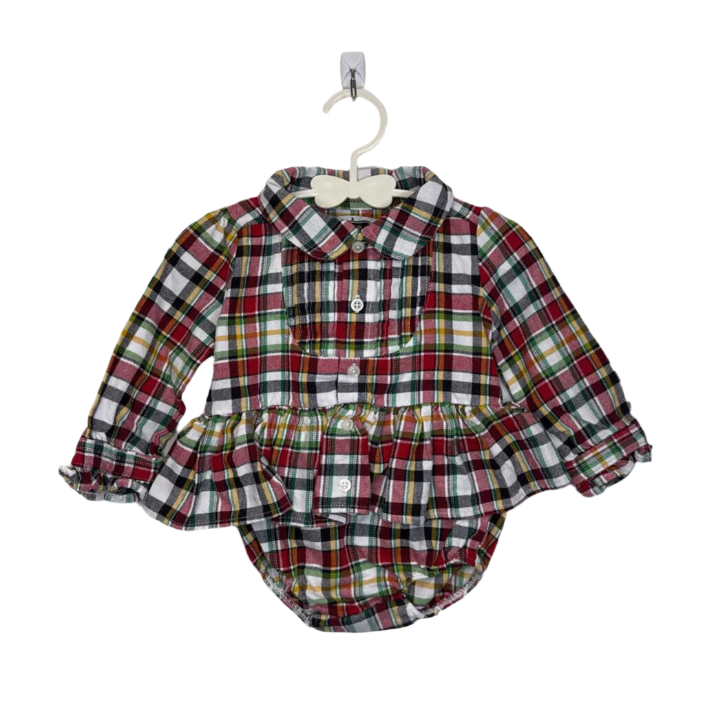 Plaid Romper
