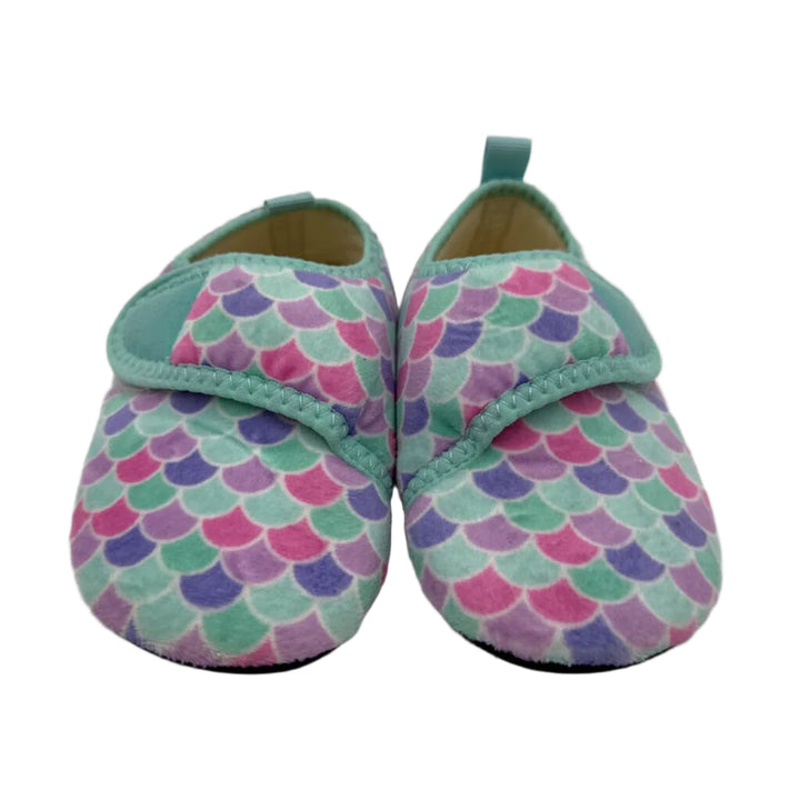 Velcro Rubber Sole Mermaid House Slippers