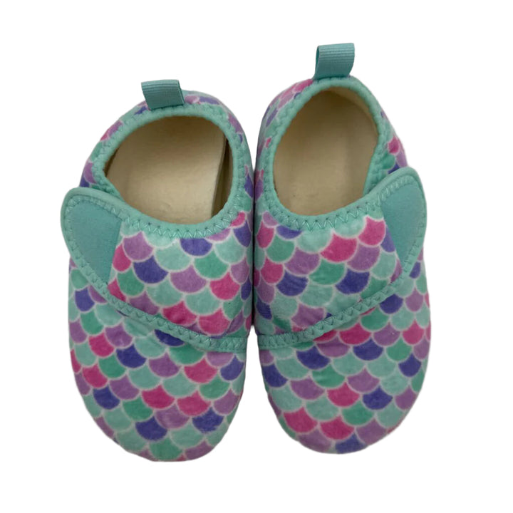 Velcro Rubber Sole Mermaid House Slippers