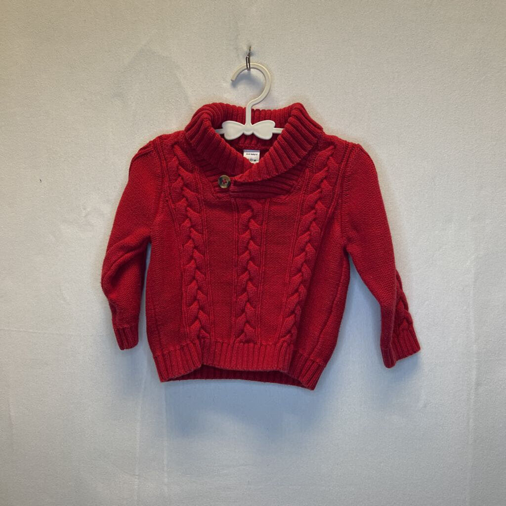 Collared Cable Knit Sweater