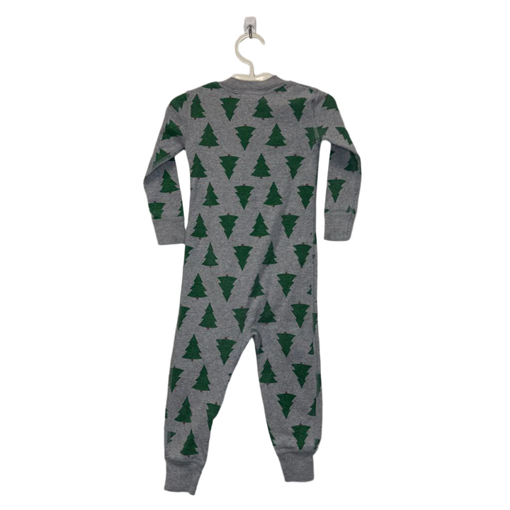 LS Footless Onesie / Christmas Trees