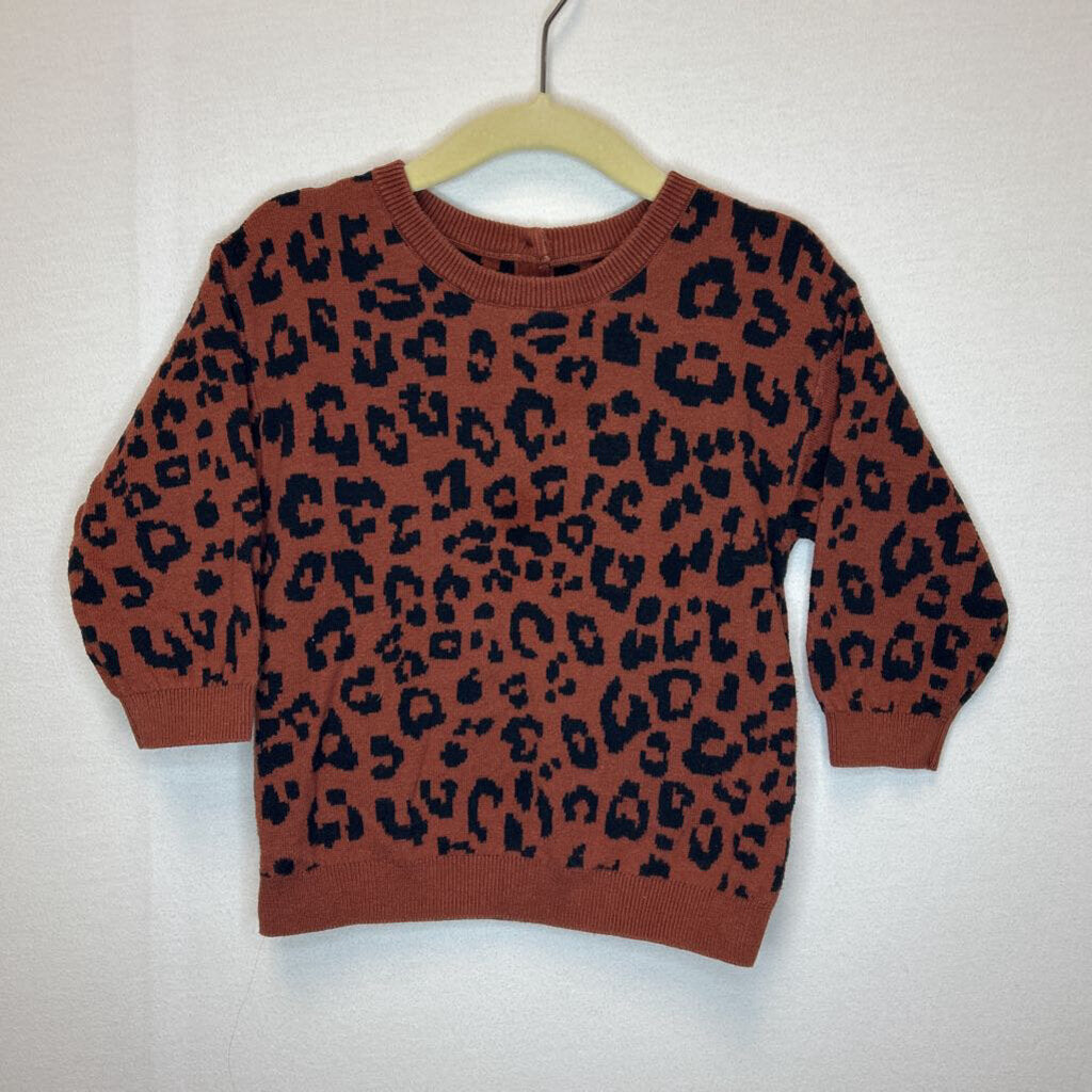 LS Sweater Shirt Leopard Print