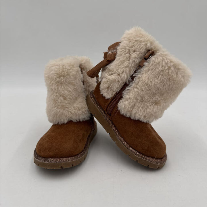 Zip Up Fleece Lined Boots