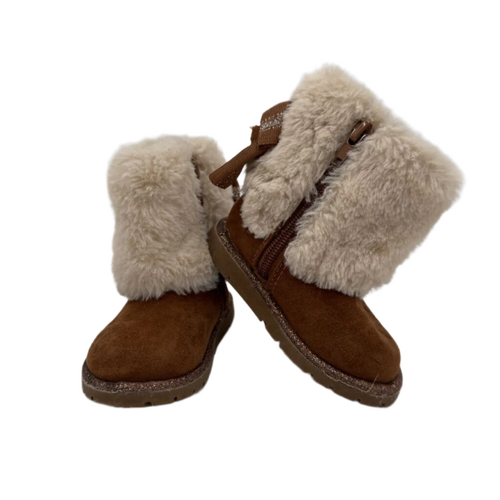 Zip Up Fleece Lined Boots