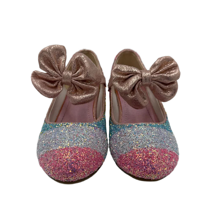 Velcro Glittery Jr Heels