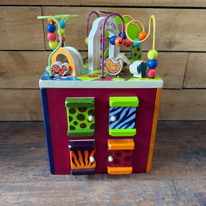 Wooden Activity Cube