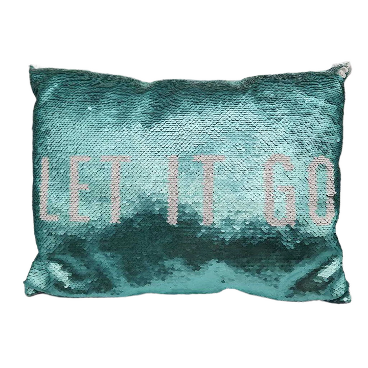 Reversible Sequin Frozen Pillow