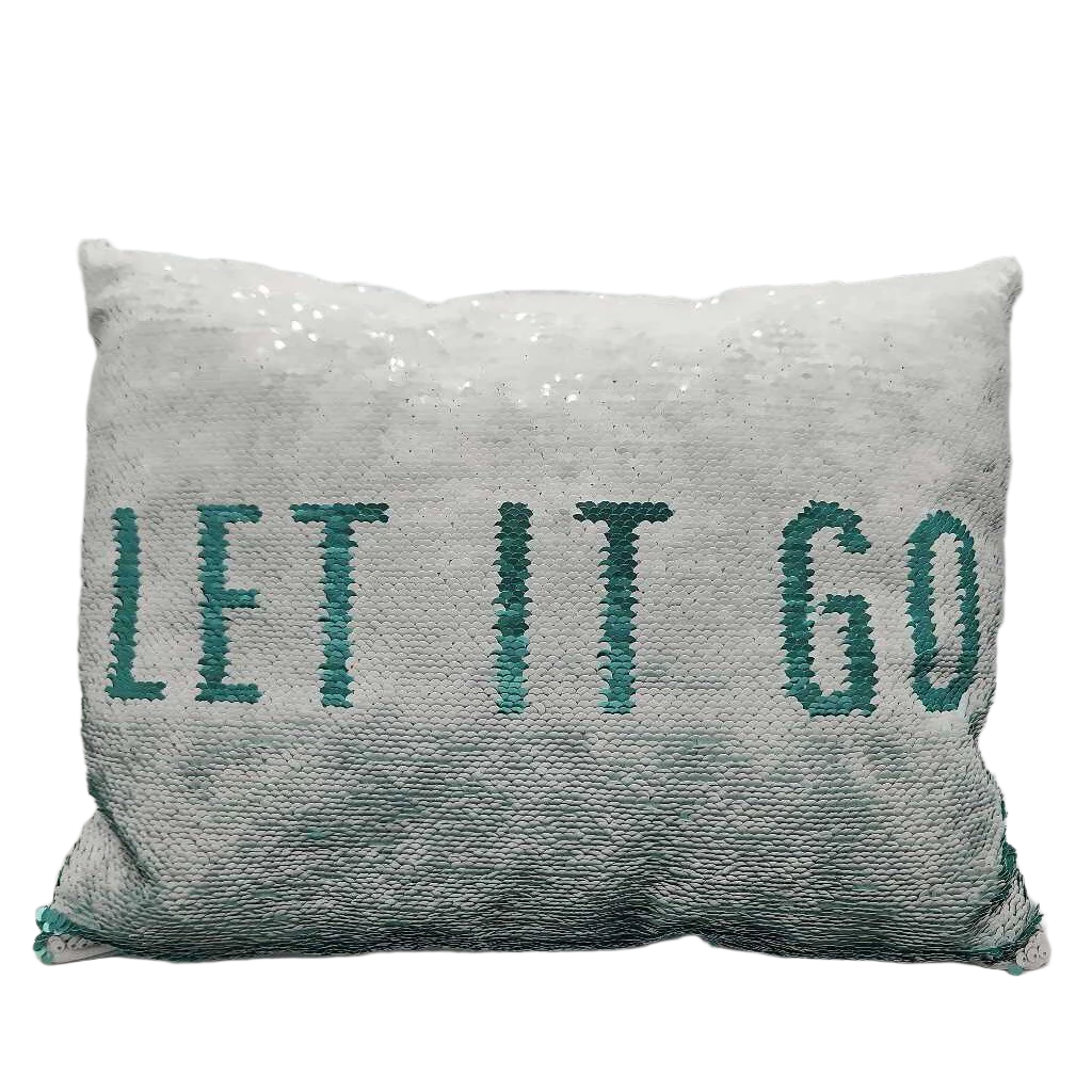 Reversible Sequin Frozen Pillow