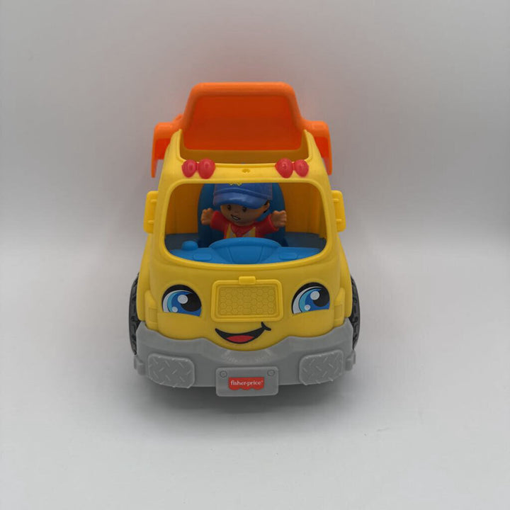 Little People Construction Dump Truck + Rock