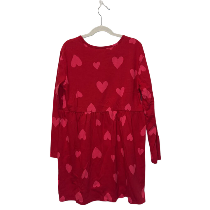 LS Cotton Dress / Hearts