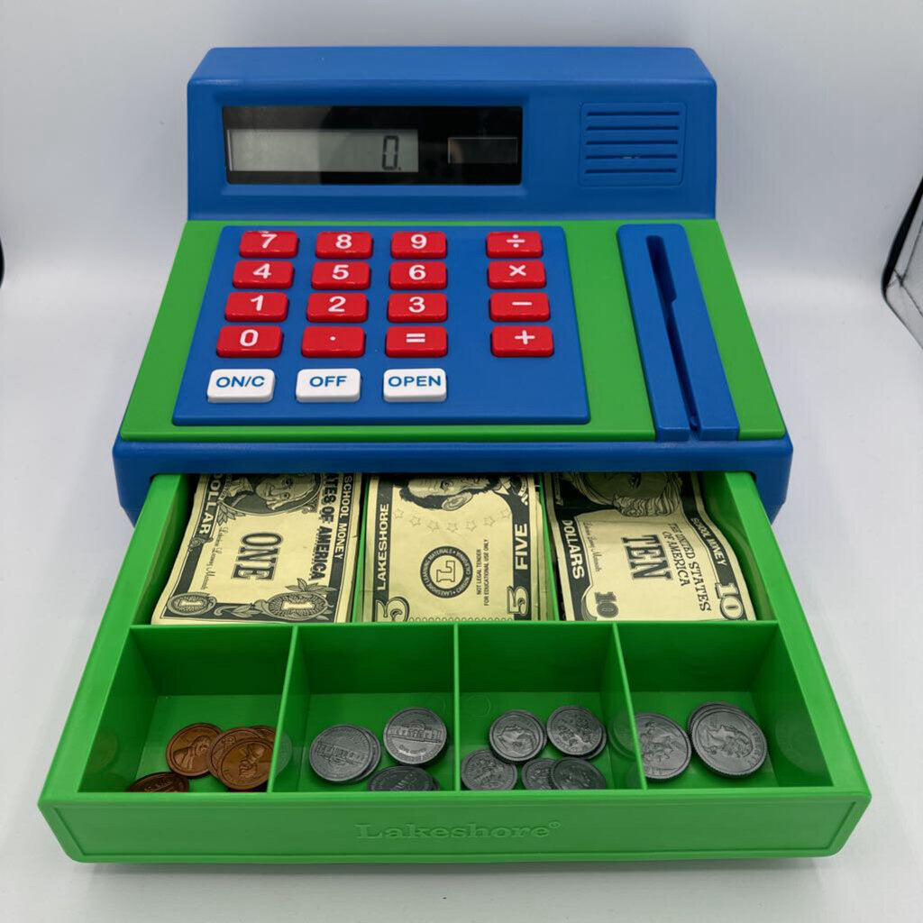 Pretend Play Cashier + Play Money