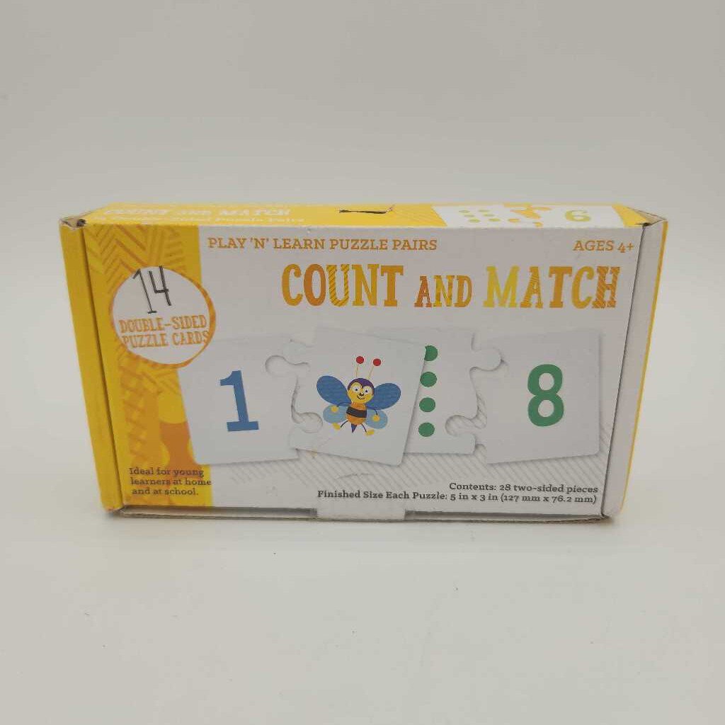 Play N' Learn Puzzle Pairs: Count and Match