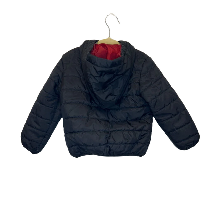 Hooded Zip Up Puffer Jacket / Swoosh