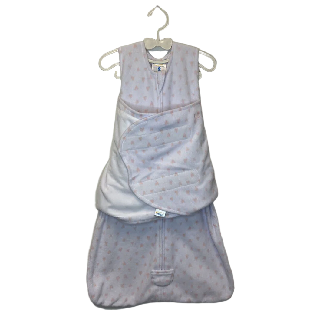 Wrap Sleep Sack / Fleece + Hearts