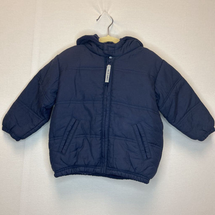 Hooded Fleece Lined Puffer Jacket