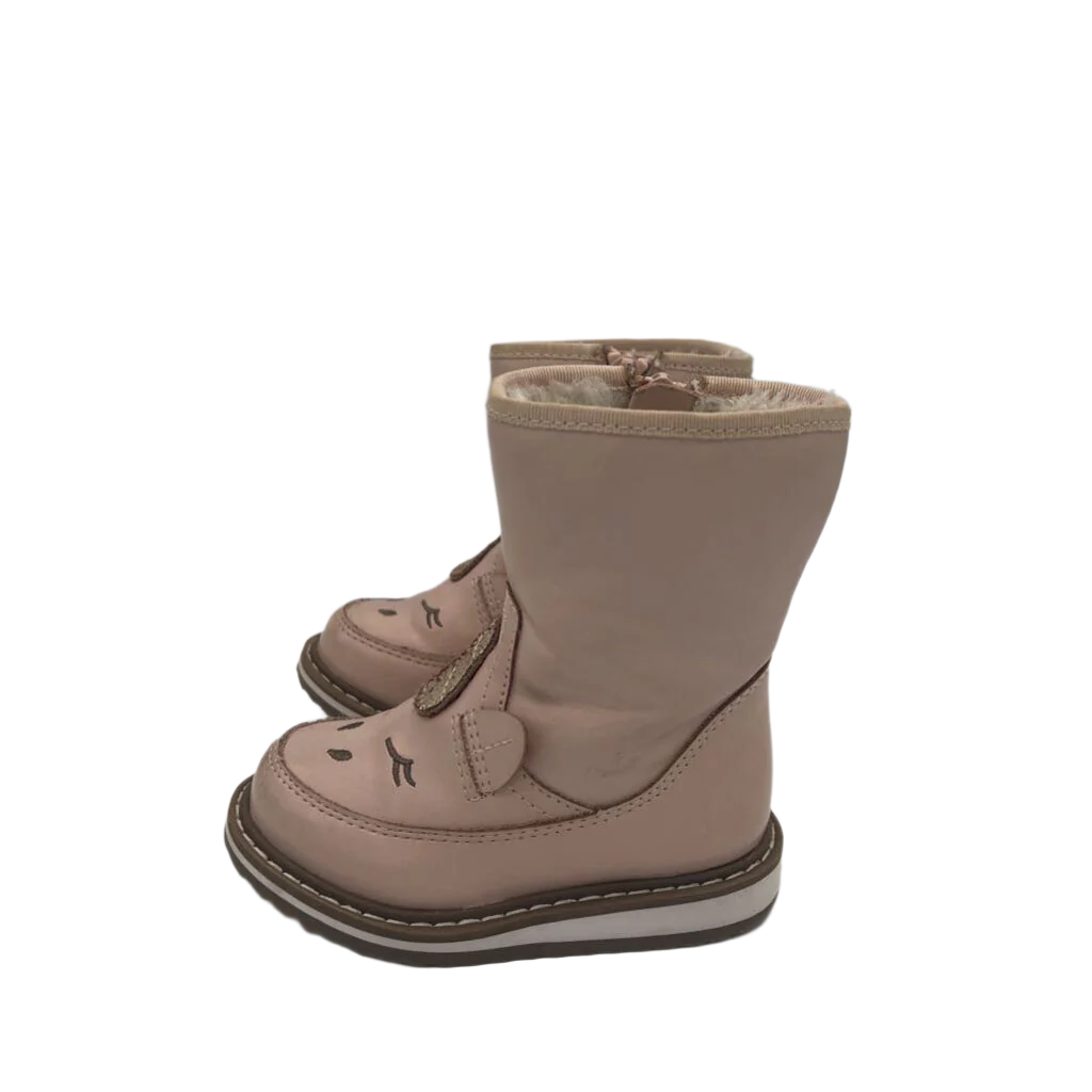 Zip Up Fleece Lined Boots / Unicorn