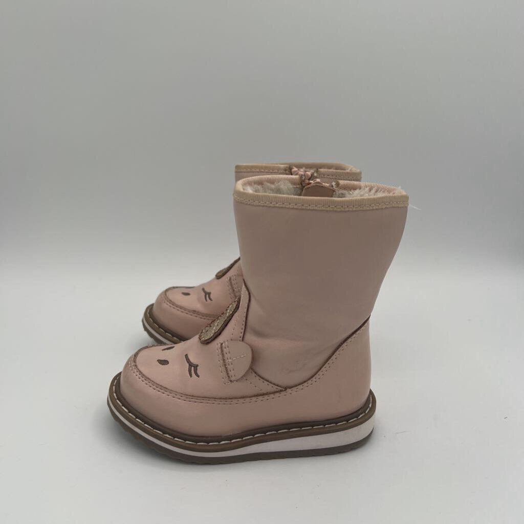 Zip Up Fleece Lined Boots / Unicorn