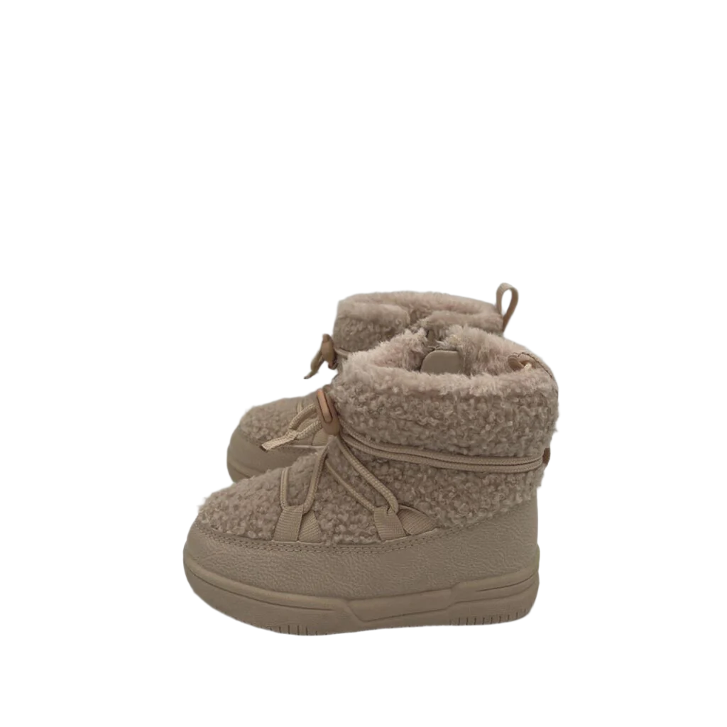 Zip Up Fleece Winter Boots