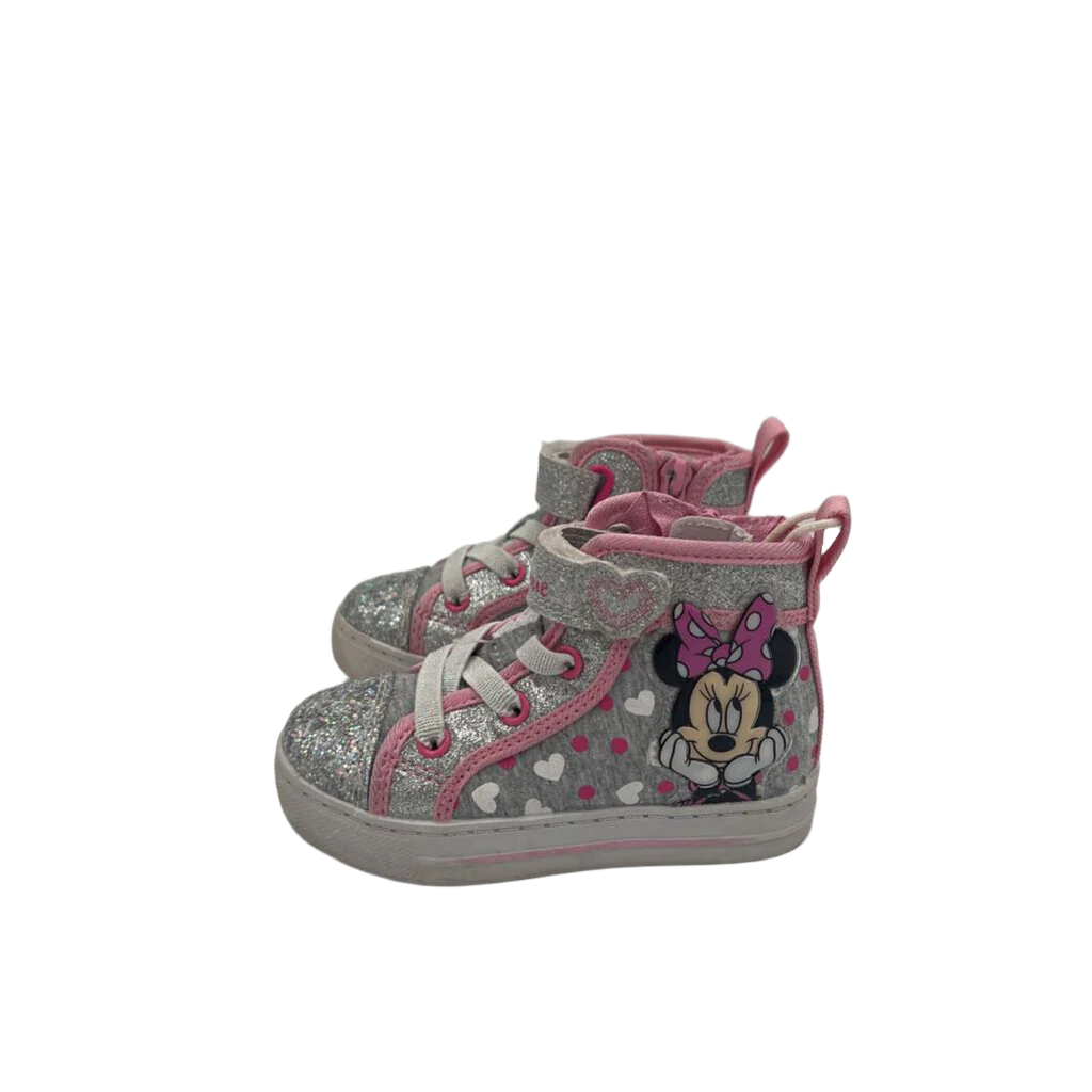 Zip Up High Tops / Minnie