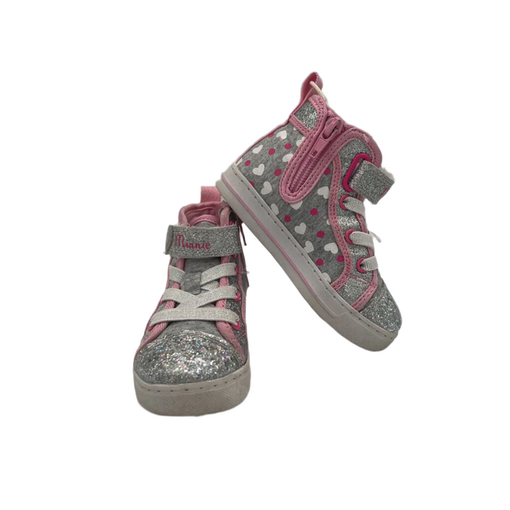 Zip Up High Tops / Minnie