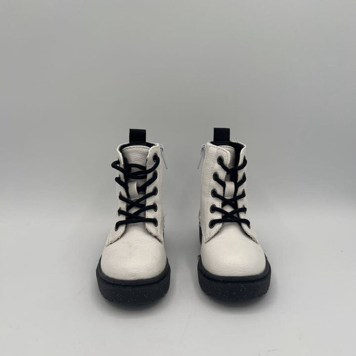 Zip Up + Lace Up High Tops Boots