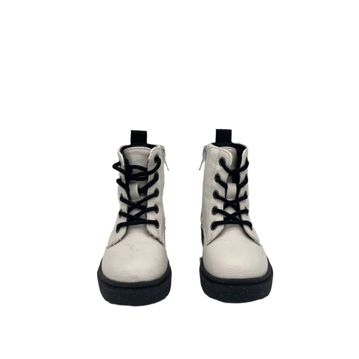 Zip Up + Lace Up High Tops Boots