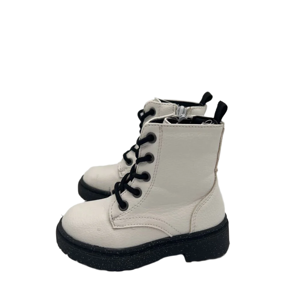 Zip Up + Lace Up High Tops Boots