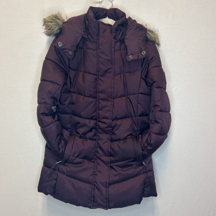 Zip Up Puffer Coat / Removable Hood