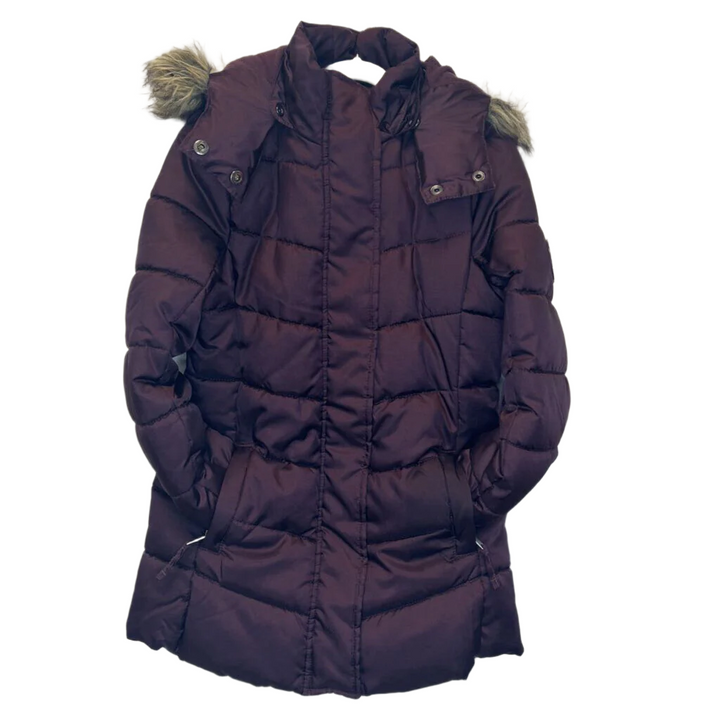 Zip Up Puffer Coat / Removable Hood