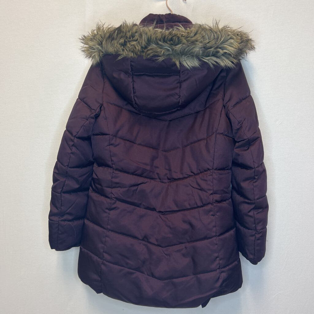 Zip Up Puffer Coat / Removable Hood