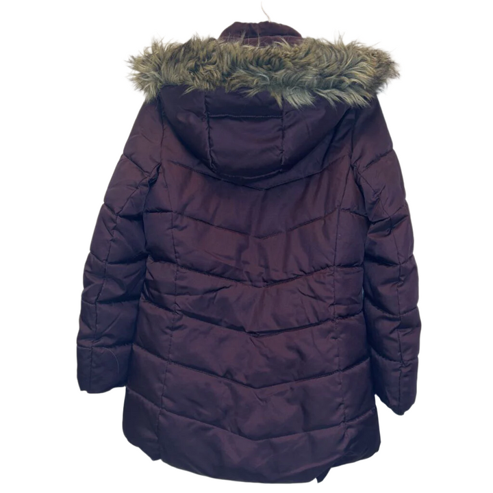 Zip Up Puffer Coat / Removable Hood