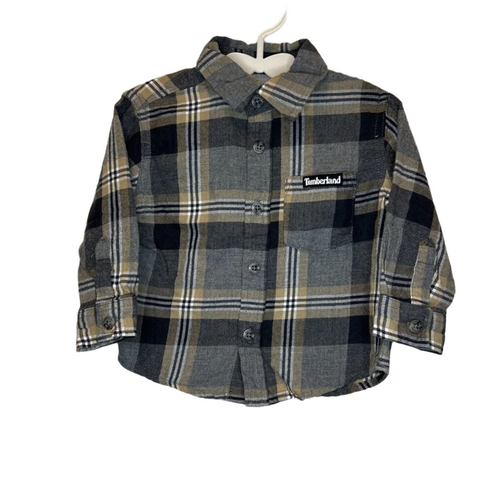 LS Plaid Button Down