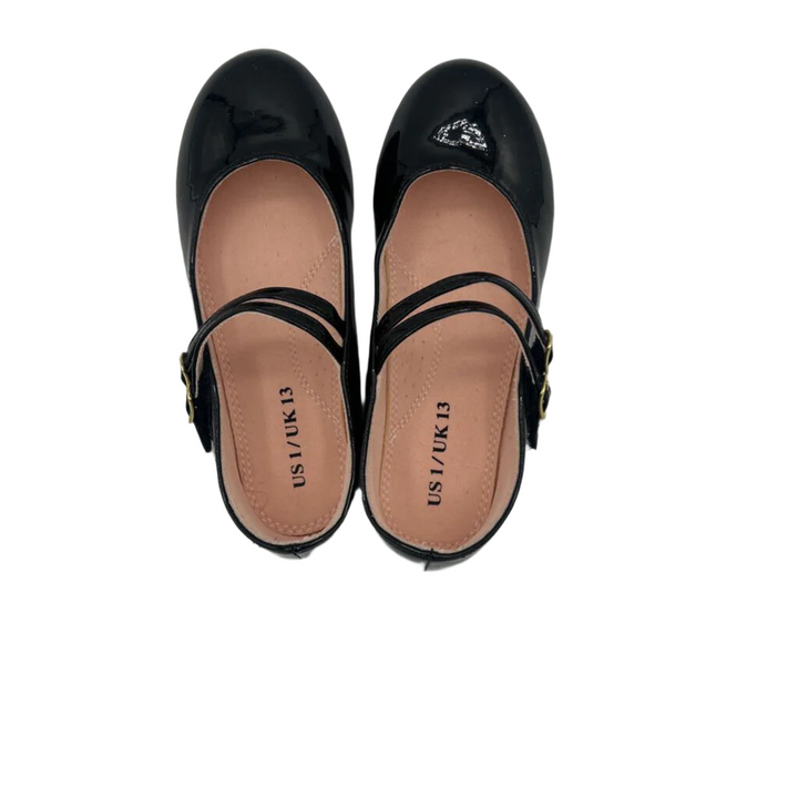Velcro Flat Patent leather Shoes