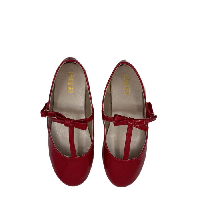 Velcro Patent Leather Flat Shoes
